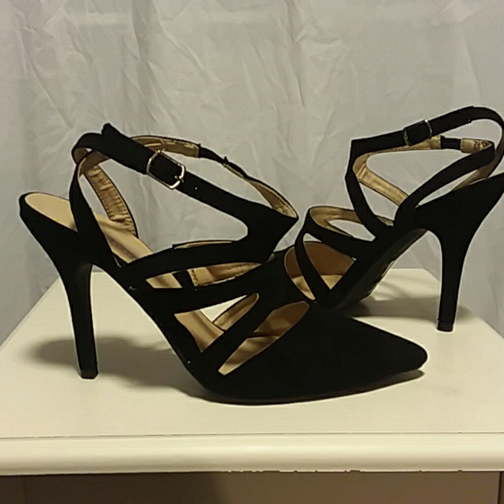 2/$10 Fancy strappy heels - Picture 6 of 8